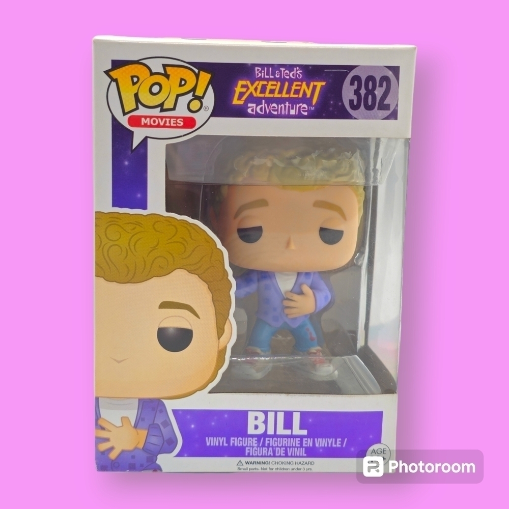 Funko POP! Bill and Ted's Excellent Adventure Bill S Preston #382 Vinyl Figure